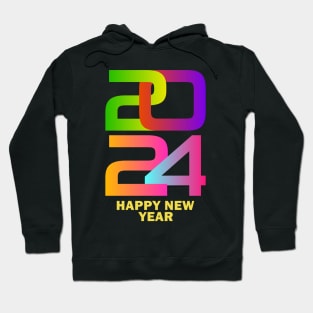 New Years Eve 2024 Colorful New Year Hoodie